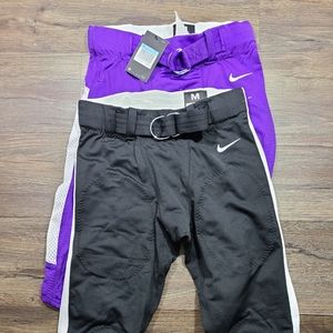 Nike Team Vapor Pro 3/4 Football Pants Men's  Purple & Black Bundle